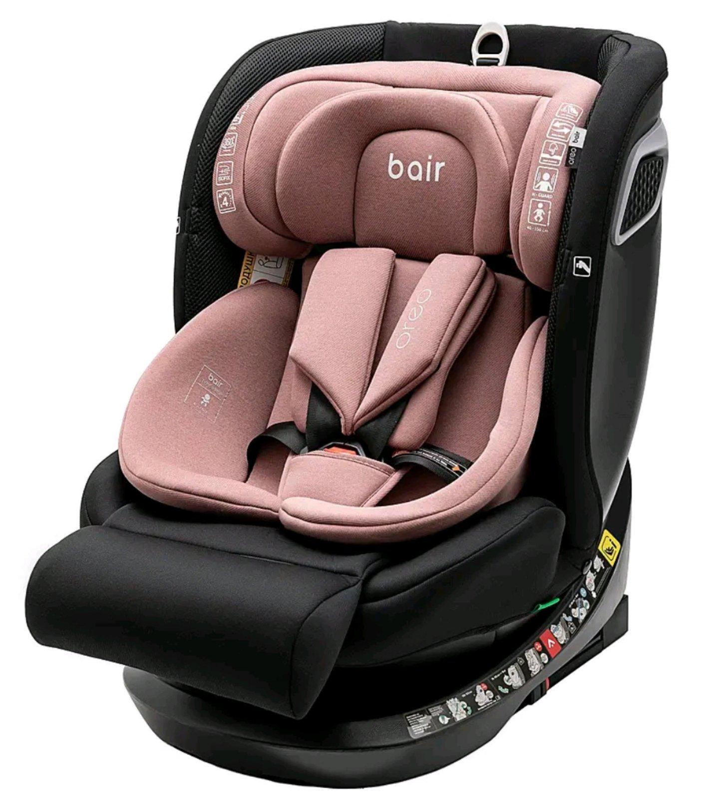 Автокресло Bair Oreo 360 i-size Iso-fix BO-04 Black/Pink (31456152)