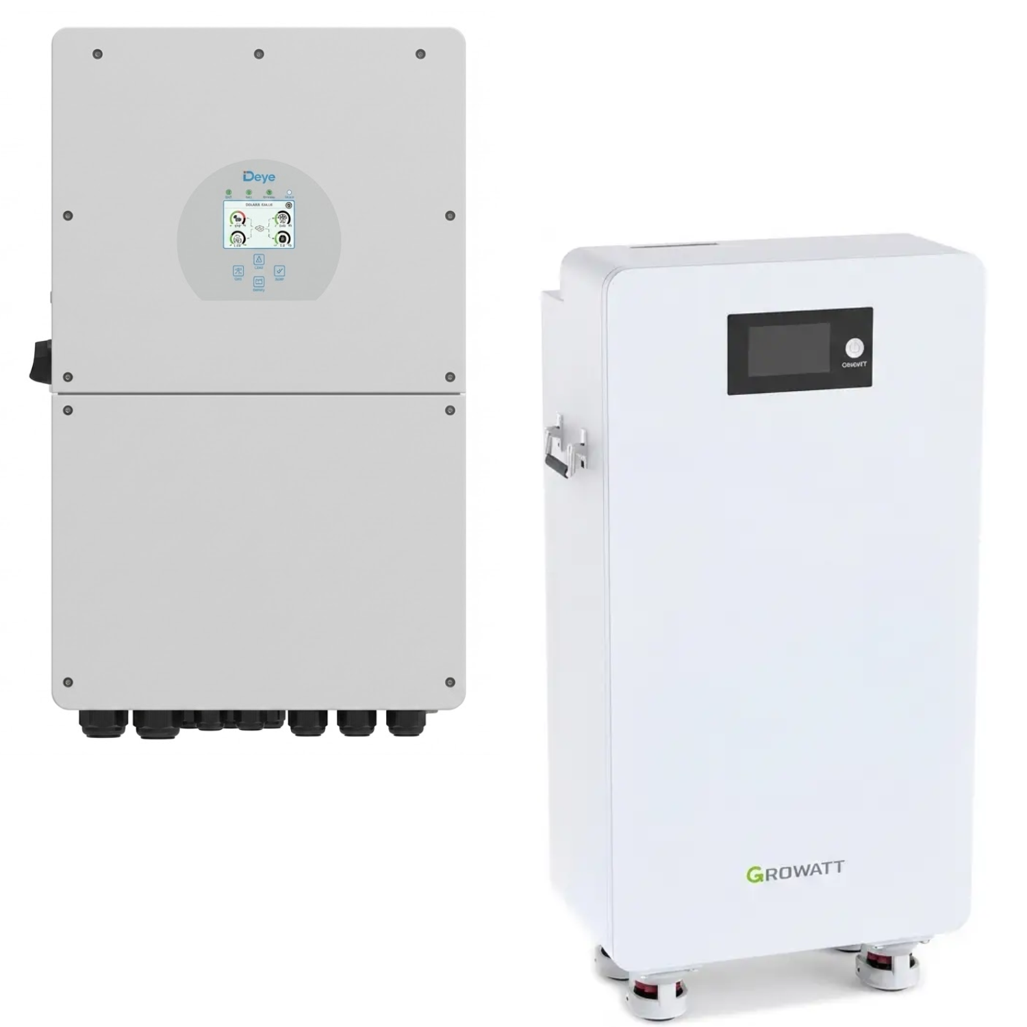 Комплект автономного энергоснабжения Deye SUN-16K-SG01LP1-EU 16 кВт и Growatt HOPE 16.0LM-A1 LiFePO4 16 кВт·ч (36944140)