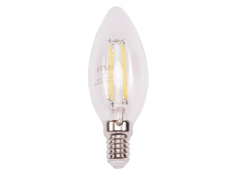 LED-лампа Luxel Filament Свічка C35 230V 4W 440 Lm E14 2700K (071-H)