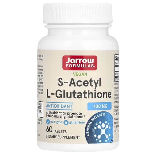Глутатион Jarrow Formulas S-Acetyl L-Glutathione 100 мг 60 табл. (JRW-15069)
