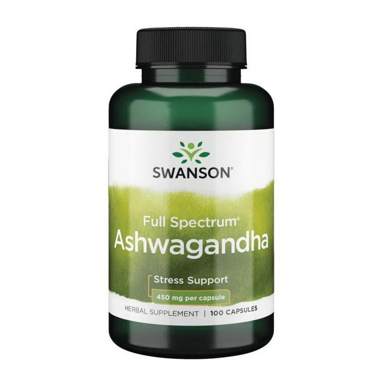Ашваганда Swanson Full Spectrum Ashwagandha 450 мг 100 капс.