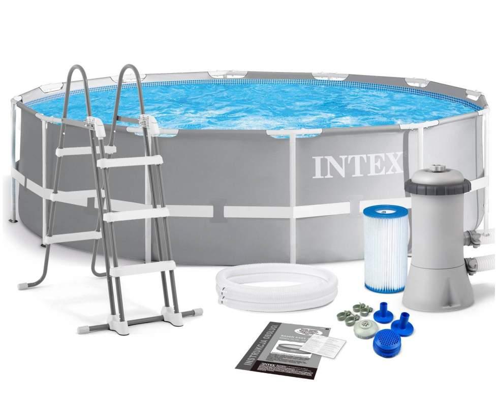 Бассейн INTEX 26716 NP каркасный 366х99см 8592л (В комплекте насос-фильтр 2006л/г, стремянка)