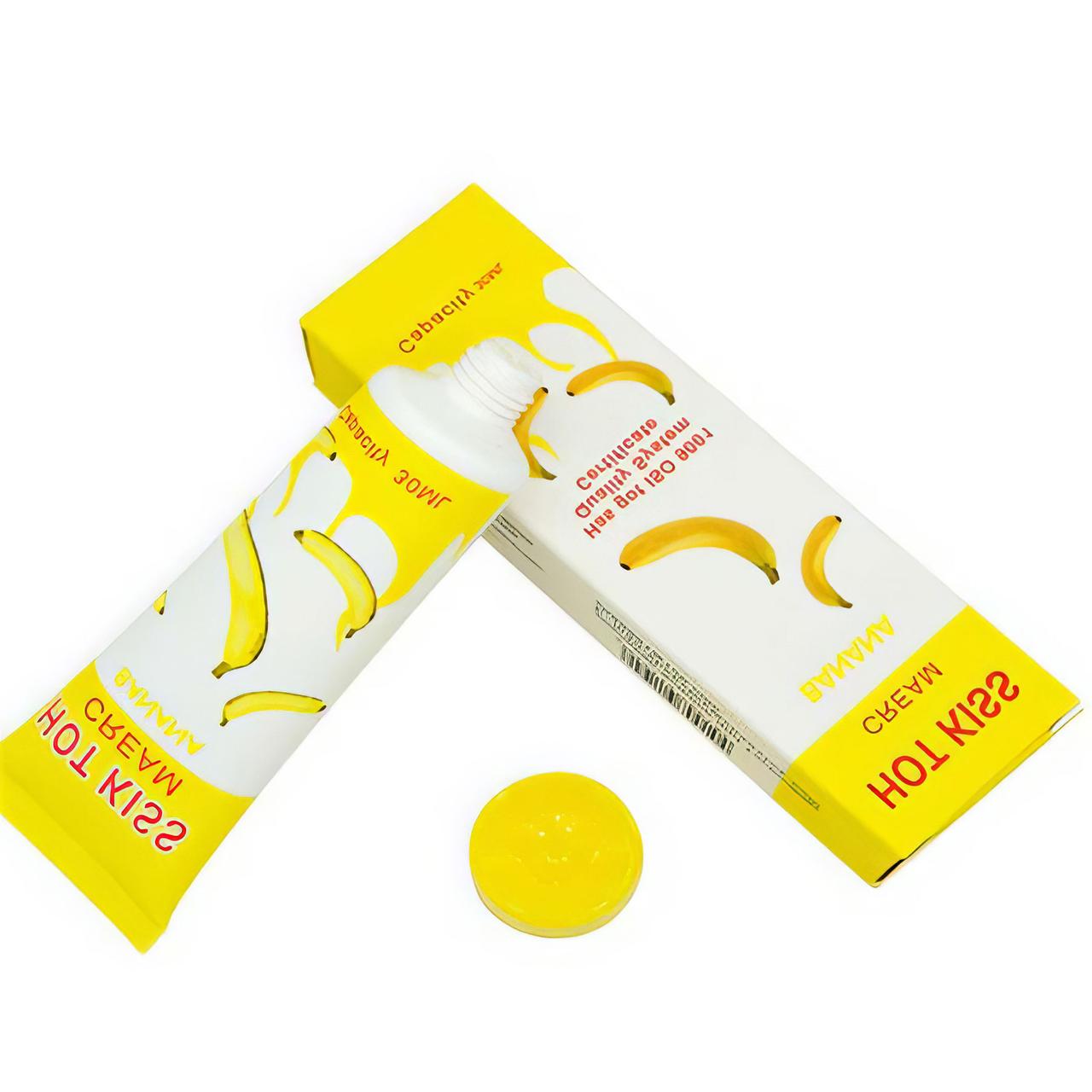 Гель-лубрикант увлажняющий Hot Kiss на водной основе со вкусом банана 30 мл (K000503) - фото 2 Гель-лубрикант увлажняющий Hot Kiss на водной основе со вкусом банана 30 мл (K000503) - фото 2