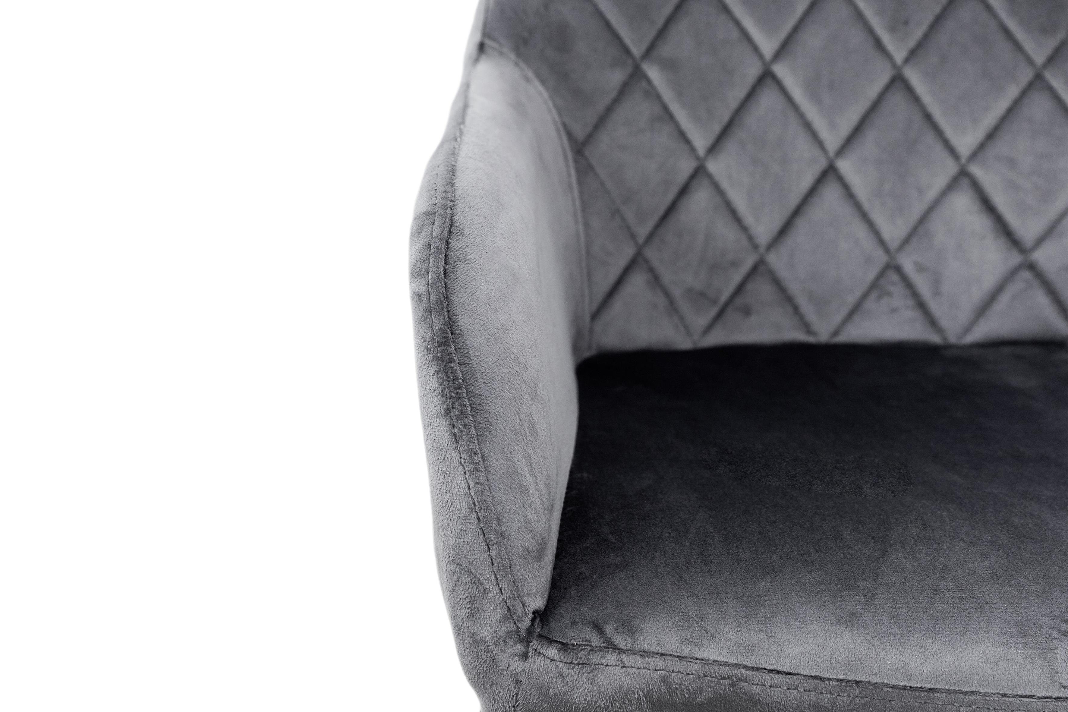 Стілець для кухні та вітальні ГРЕЙС Томас 530х890х570 мм Чорний/Сірий (GAА0057182) - фото 9 Стілець для кухні та вітальні ГРЕЙС Томас 530х890х570 мм Чорний/Сірий (GAА0057182) - фото 9