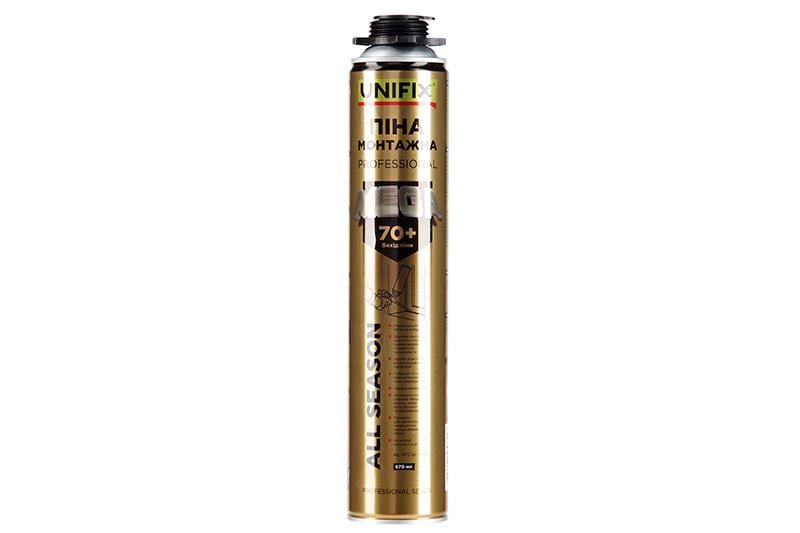 Пена монтажная всесезонная Unifix MEGA 70+ л/870 мл (29599178)