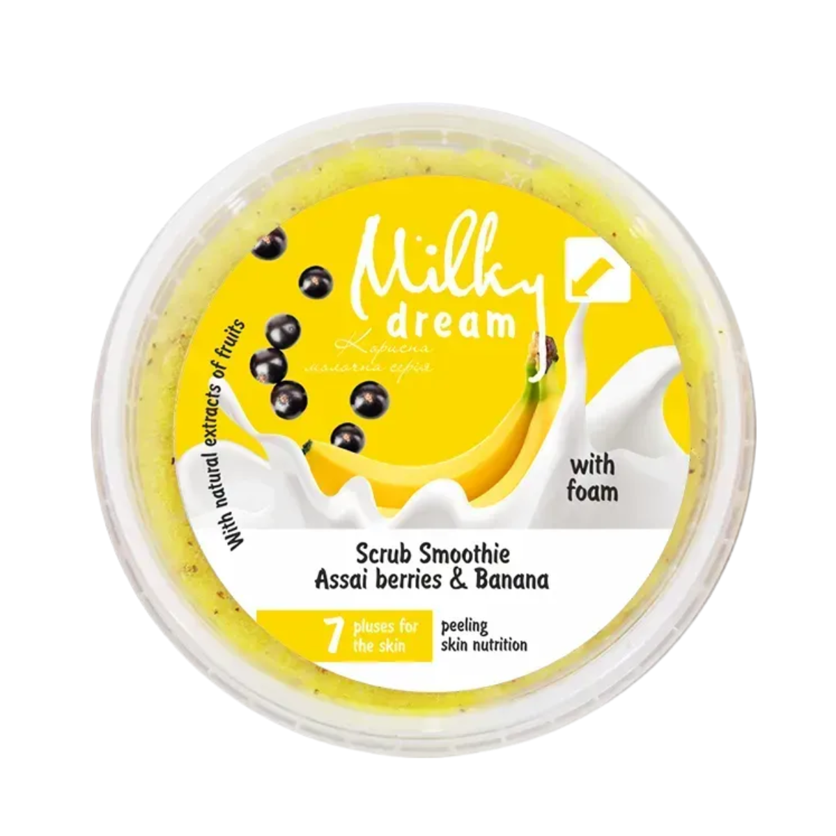 Скраб-смузі для тіла з піною Milky Dream Assai berry & Banana 140 г