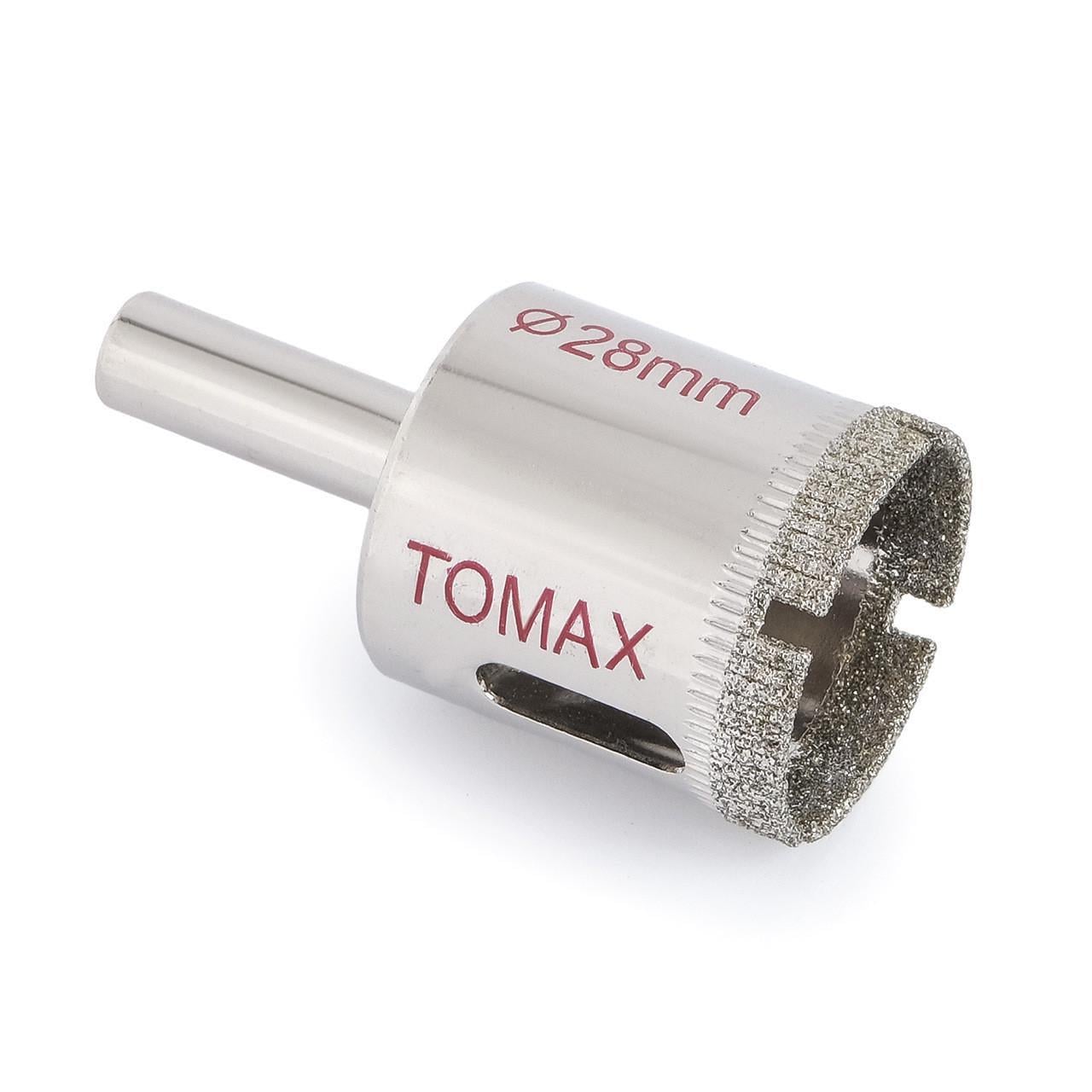 Коронка для плитки TOMAX 28 мм алмазная (1415215402)
