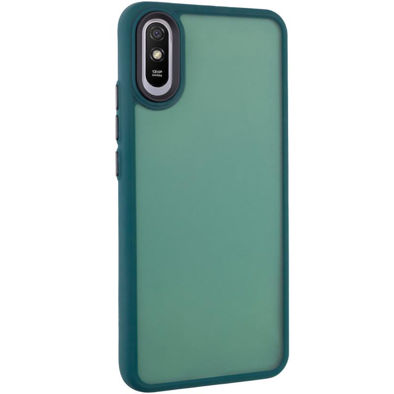 Противоударный чехол TPU+PC Lyon Frosted для Xiaomi Redmi 9A Green