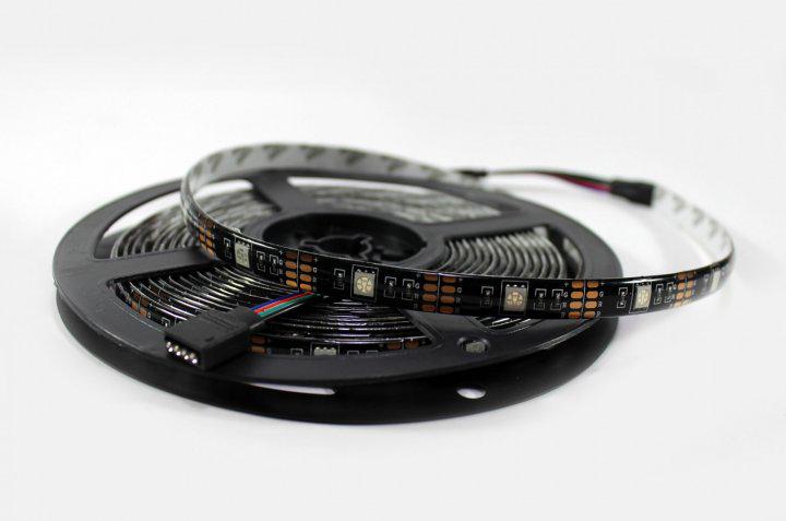 Світлодіодна стрічка Music RGB 5050 герметична контролер з мікрофоном 8 кольорів 5 м (8572751) - фото 4