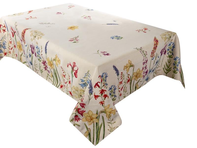 Скатерть гобеленовая Цветы 140×180 см (716-225)