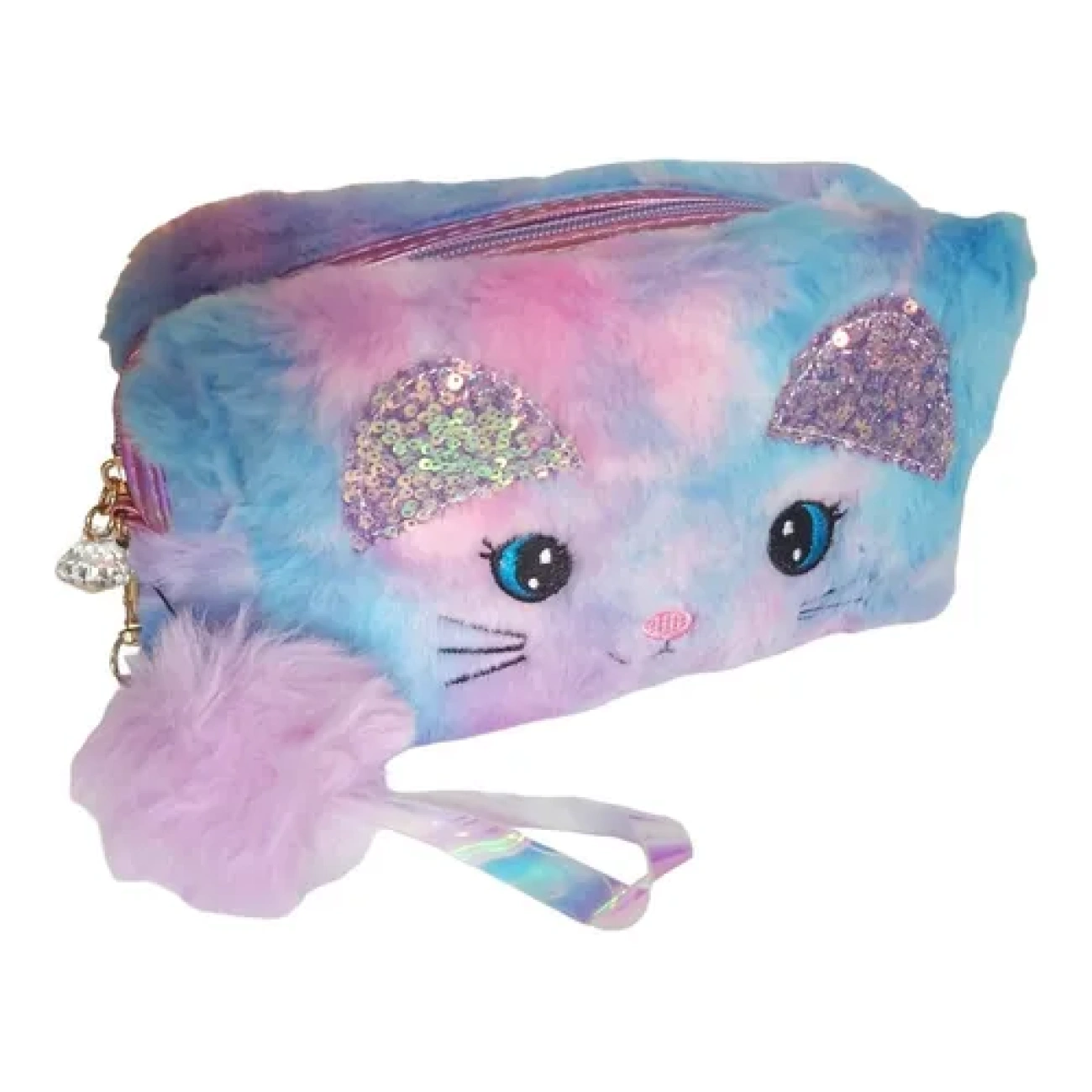 Косметичка с одним отделением на молнии Разноцветный (29194957)