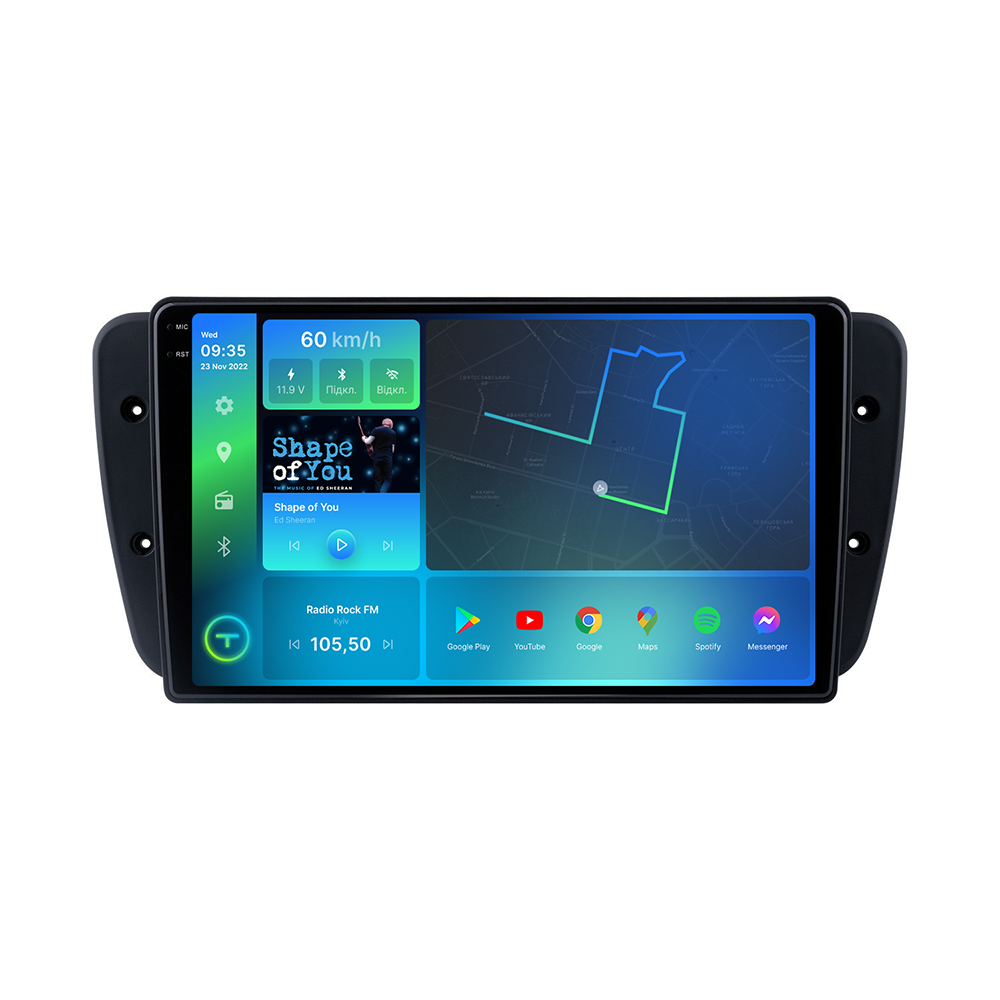Автомагнитола штатная Torssen 2K F9332 для Seat Ibiza 2008-2015 г. 4G/Carplay/DSP 3/32 GB 9" (202301282)