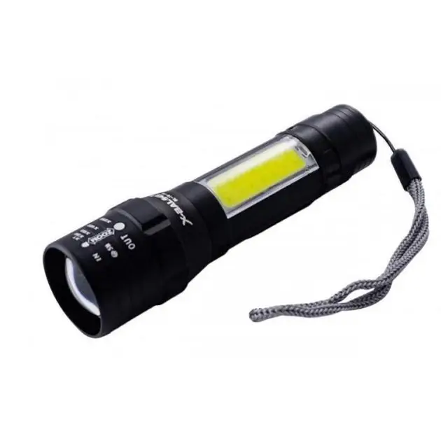 Фонарь карманный аккумуляторный BL 19 T6 Черный (1977880966)