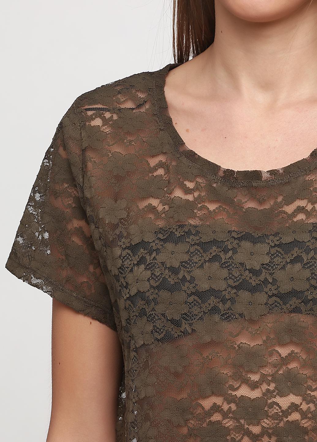 Блузка H&M L Хакі (2000000689302) - фото 2