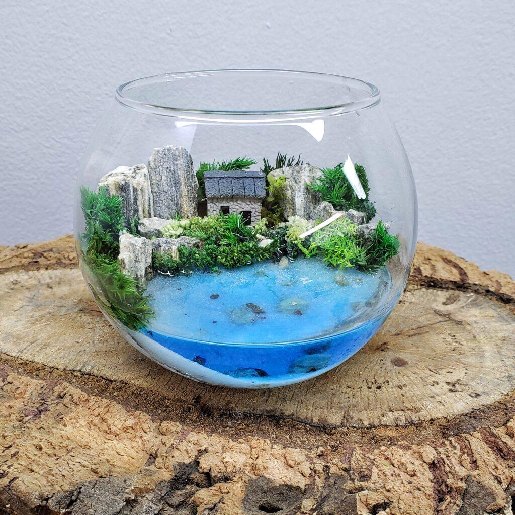 Моссариум Домик у моря 9х10 см