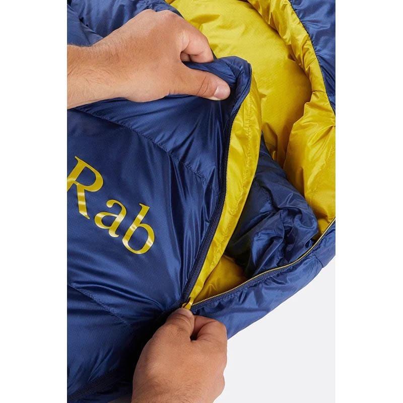 Спальный мешок Rab Neutrino 400 -7°C 185 см Regular Right Zip Nightfall Blue (RB QSM-90-NFB-REG-RZ) - фото 6