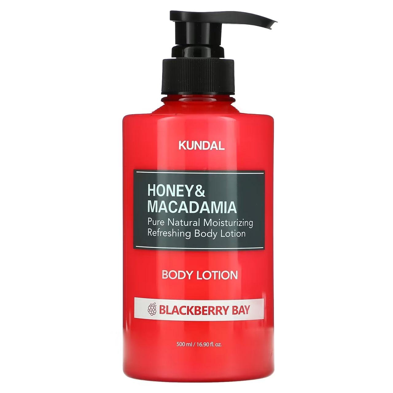Лосьйон для тіла поживний ароматичний Kundal Honey & Macadamia Body Lotion Blackberry Bay 500 мл (8809568740074)