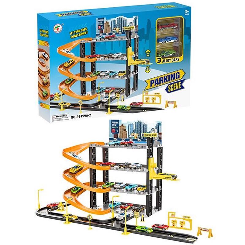 Детский игровой набор Bambi Паркинг на 4 уровне Разноцветный (P8199A-2) Детский игровой набор Bambi Паркинг на 4 уровне Разноцветный (P8199A-2)