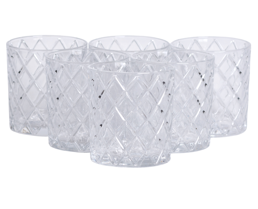 Набір склянок для віскі 6 шт. по 320 мл із товстого скла Прозорий - фото 2 Набір склянок для віскі 6 шт. по 320 мл із товстого скла Прозорий - фото 2
