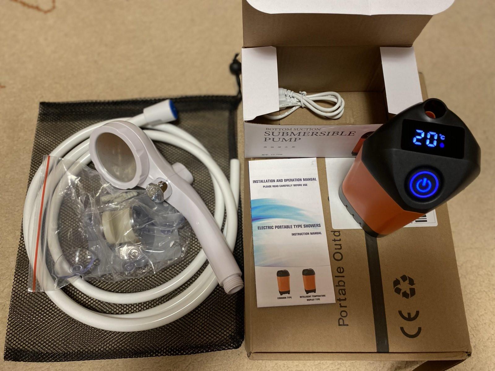 Душ портативний акумуляторний 4800 мА-год - фото 4 Душ портативний акумуляторний 4800 мА-год - фото 4