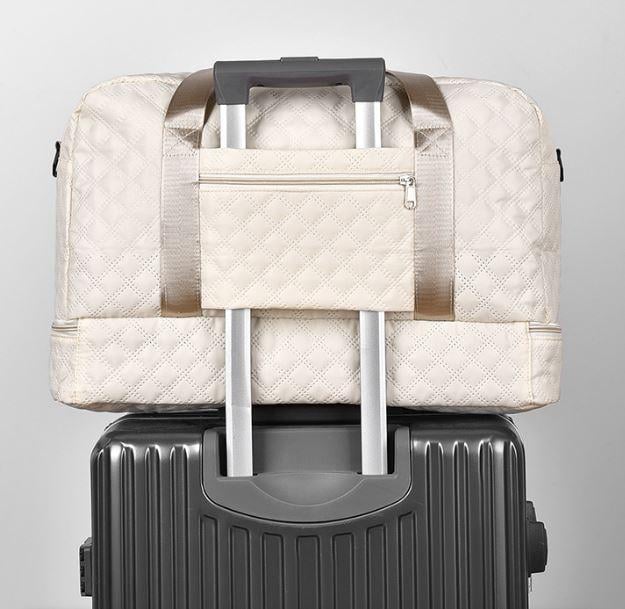 Дорожня сумка з відсіком для взуття ZuoManNi водонепроникна 50x25x30 см М'ятний (М2900331) - фото 3