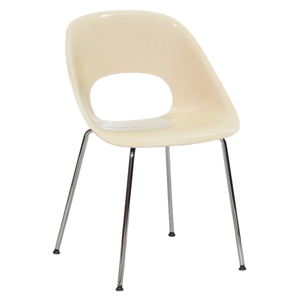 Стул RIGA CHROME Айвори лайт (899124)