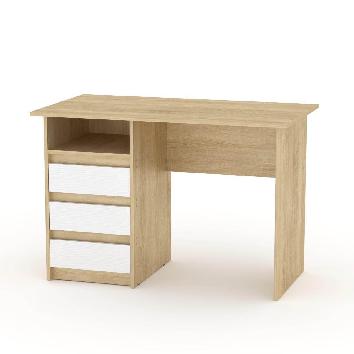 Стіл письмовий Компаніт Декан Сонома/Німфея альба (13982) Стіл письмовий Компаніт Декан Сонома/Німфея альба (13982)