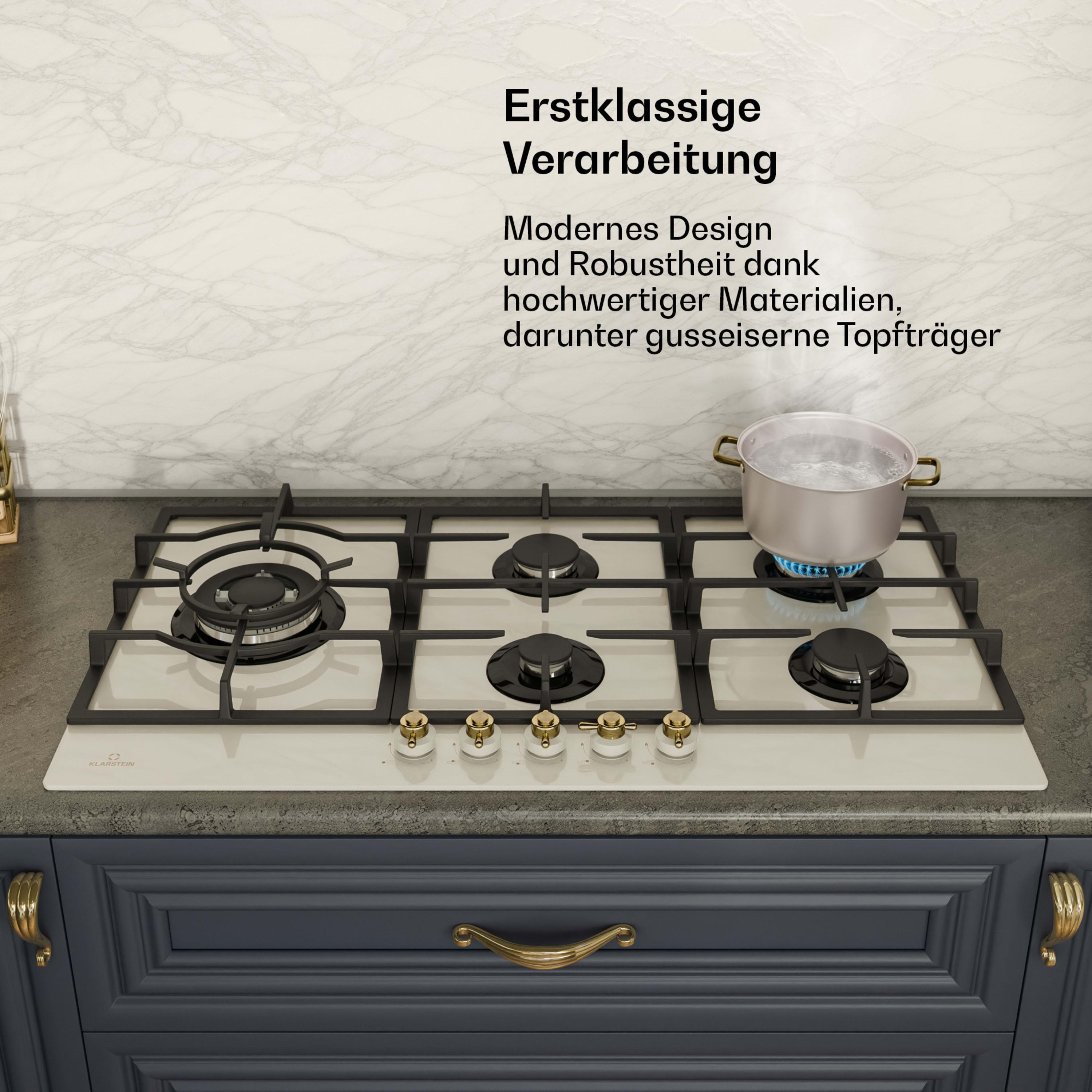 Варочная поверхность газовая KLARSTEIN Victoria Chef Edition (10045674) - фото 8