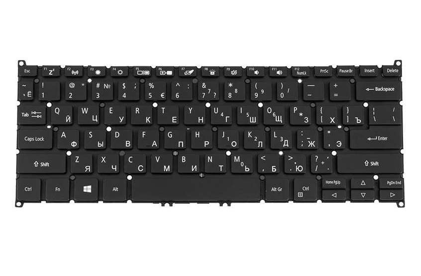 Клавиатура для ноутбука Acer Spin SP513-52 Черный (162278)