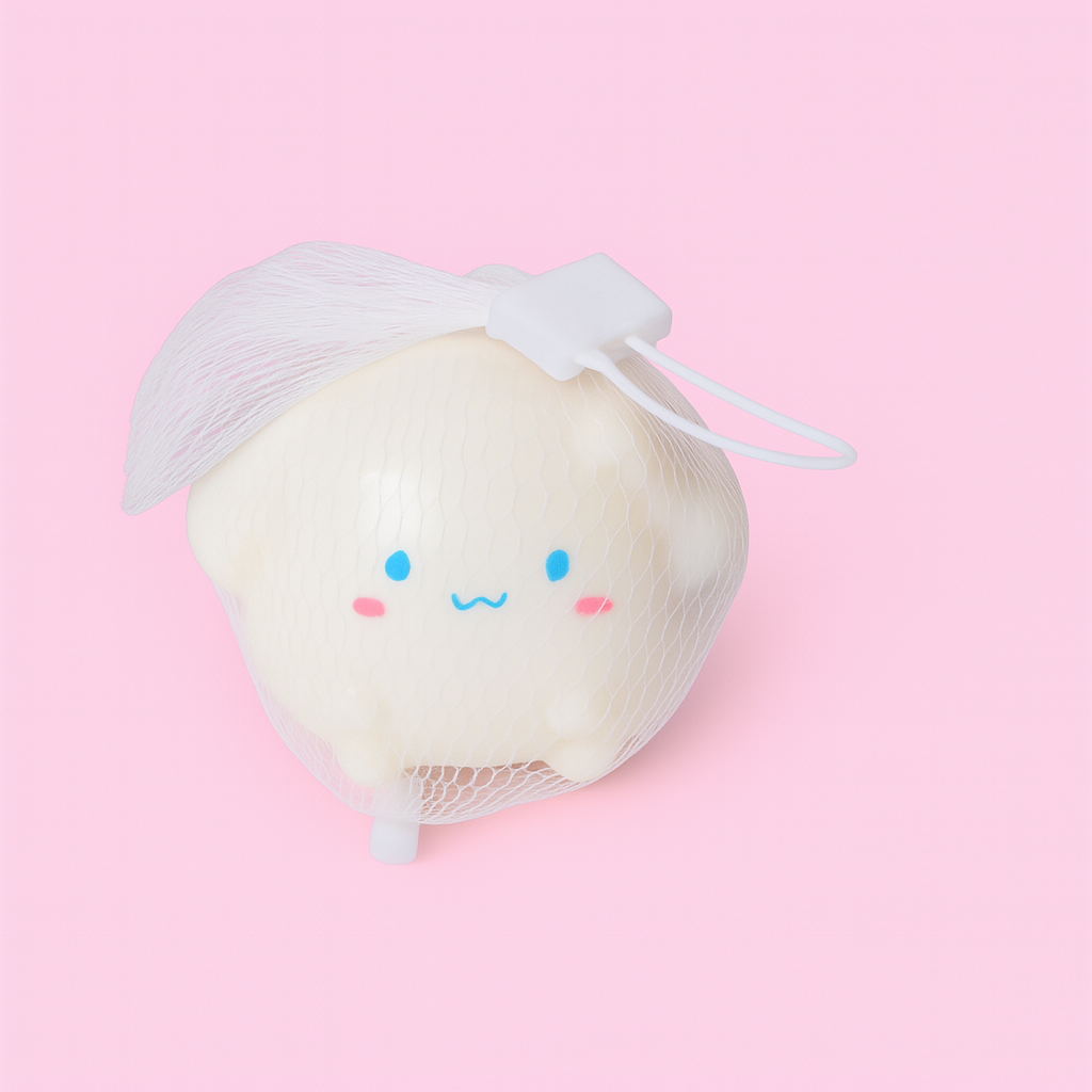 Антистресс-сквиш в сетке Белый (27829552)