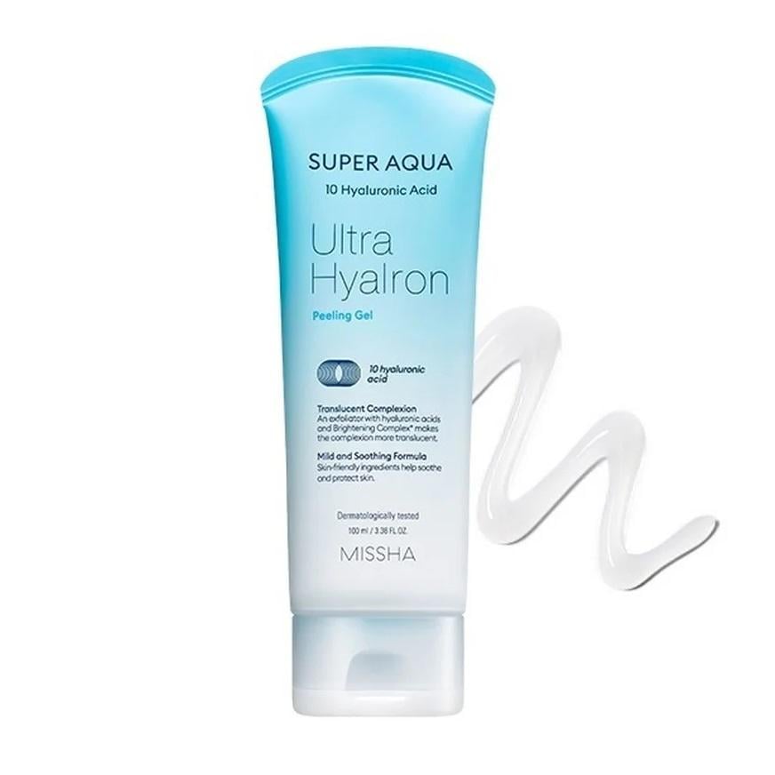 Пилинг-гель увлажняющий с гиалуроновой кислотой Missha Super Aqua Ultra Hyalron Peeling Gel 100 мл (1497106504)