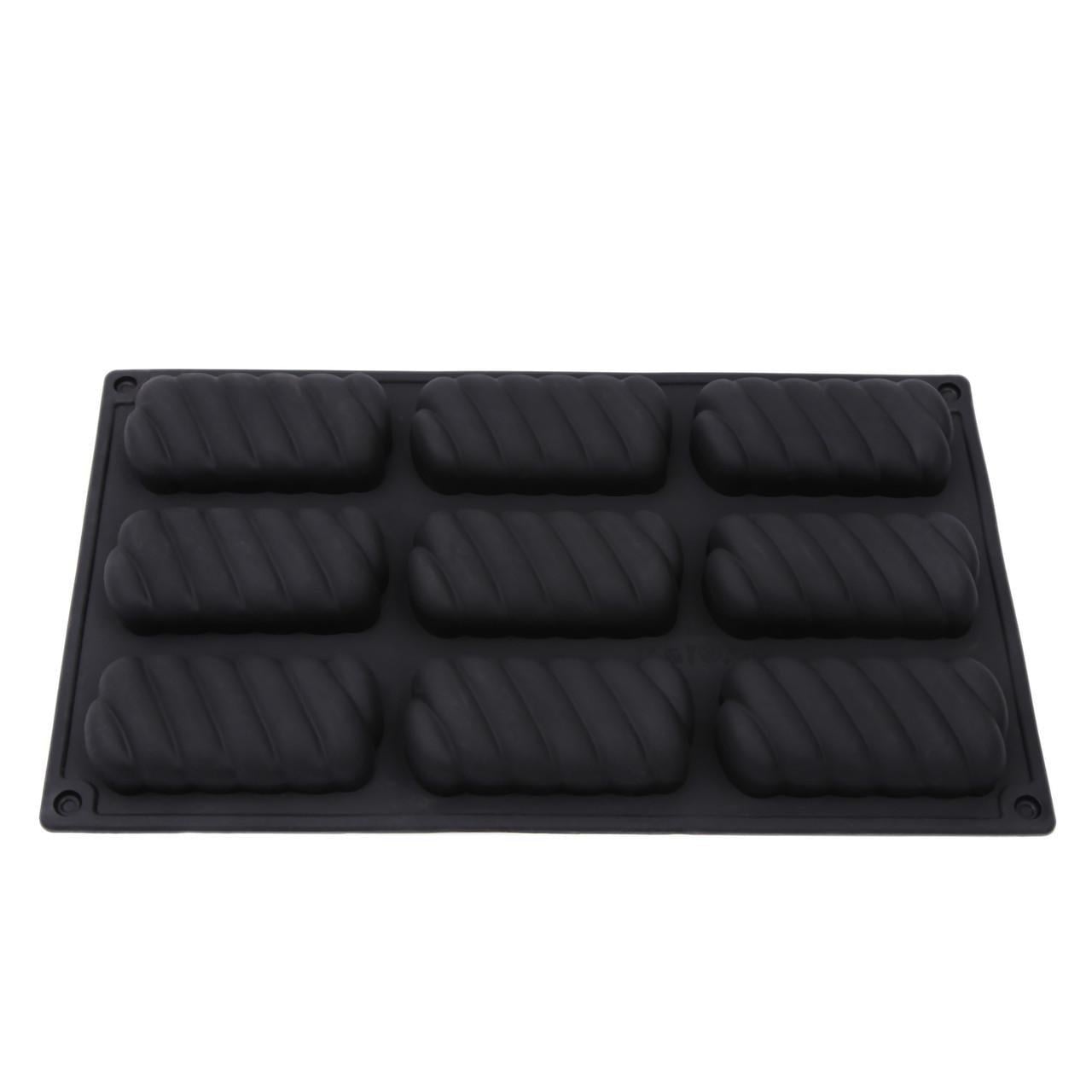 Форма силиконовая для эвроторта Подушка 30х17,6 см 9 шт. Черный (2356744495)