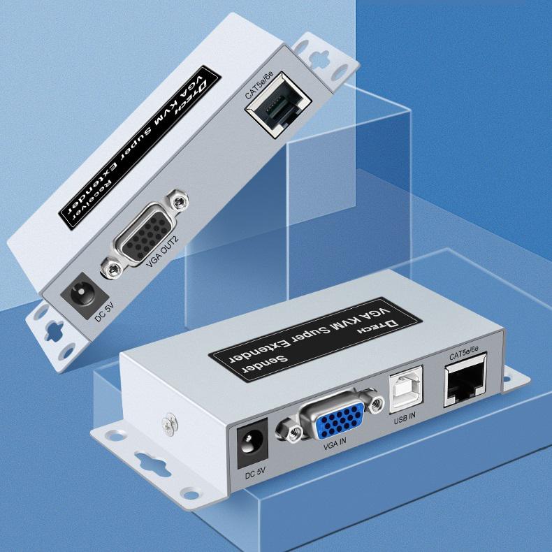 Экстендер Dtech DT-7044 2nd VGA KVM 100 м (1480450669) - фото 5