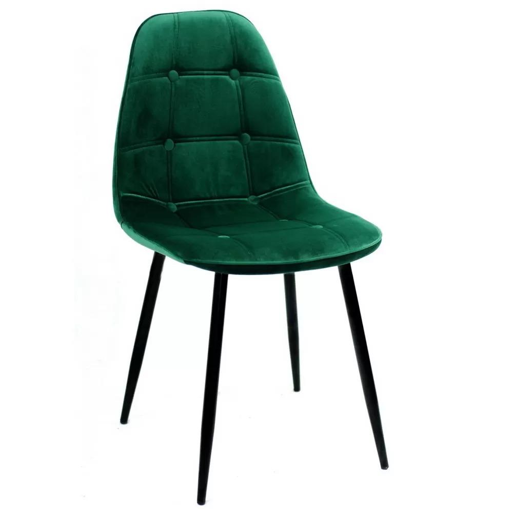 Стул EAMES SOFT BASIC бархат Зеленый (114047) - фото 1