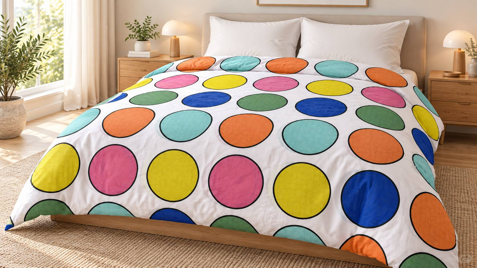 Підковдра з бязі Circles полуторний 150х220 см (GLux-C13/x150) Підковдра з бязі Circles полуторний 150х220 см (GLux-C13/x150)