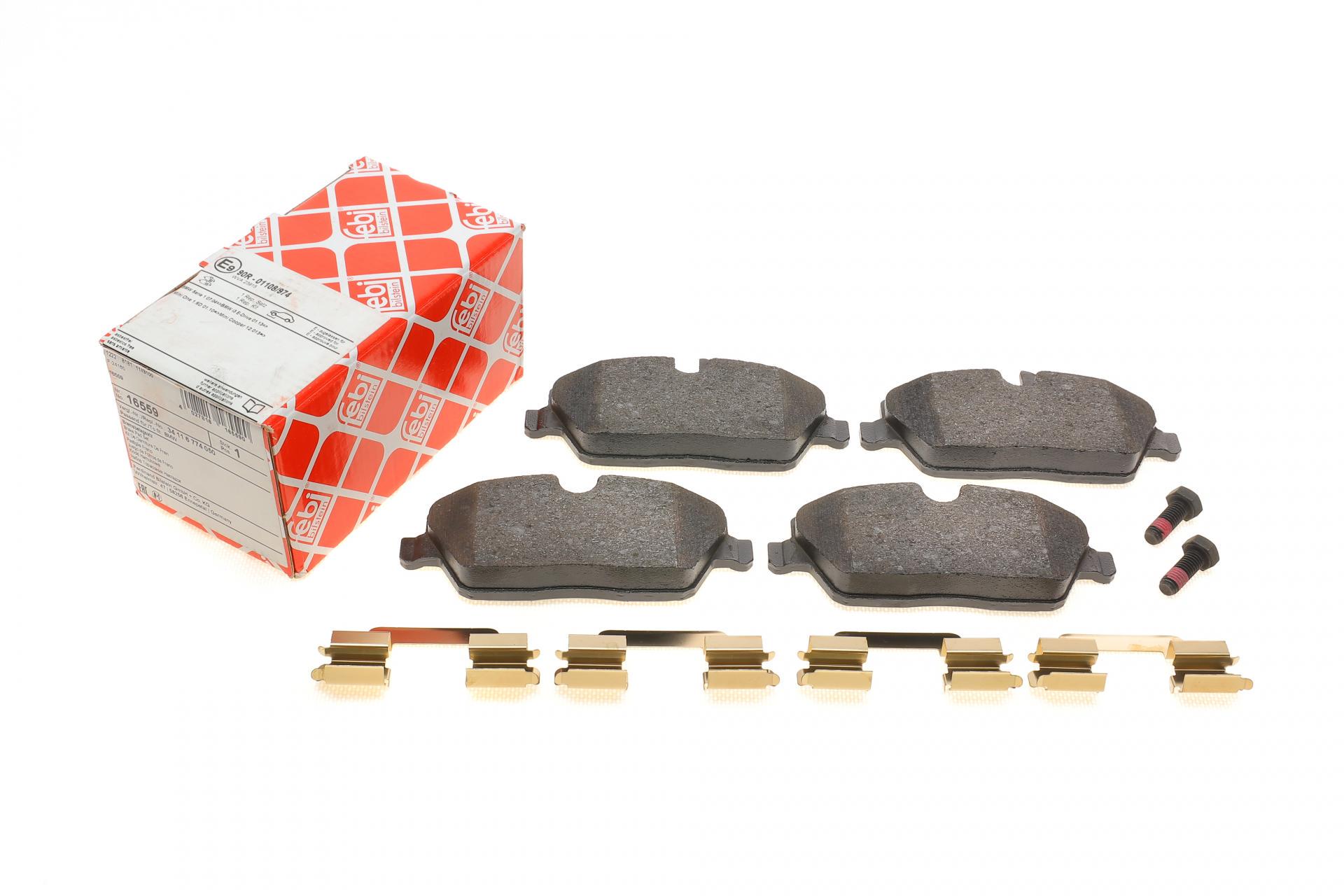 Тормозные колодки передние FEBI BILSTEIN для BMW 1 E81/E87 03-12 - (16559)