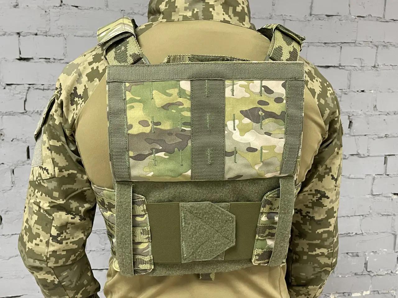 Жилет ISARM розвантажувальний військовий із системою Molle Multicam (PLT-069) - фото 6