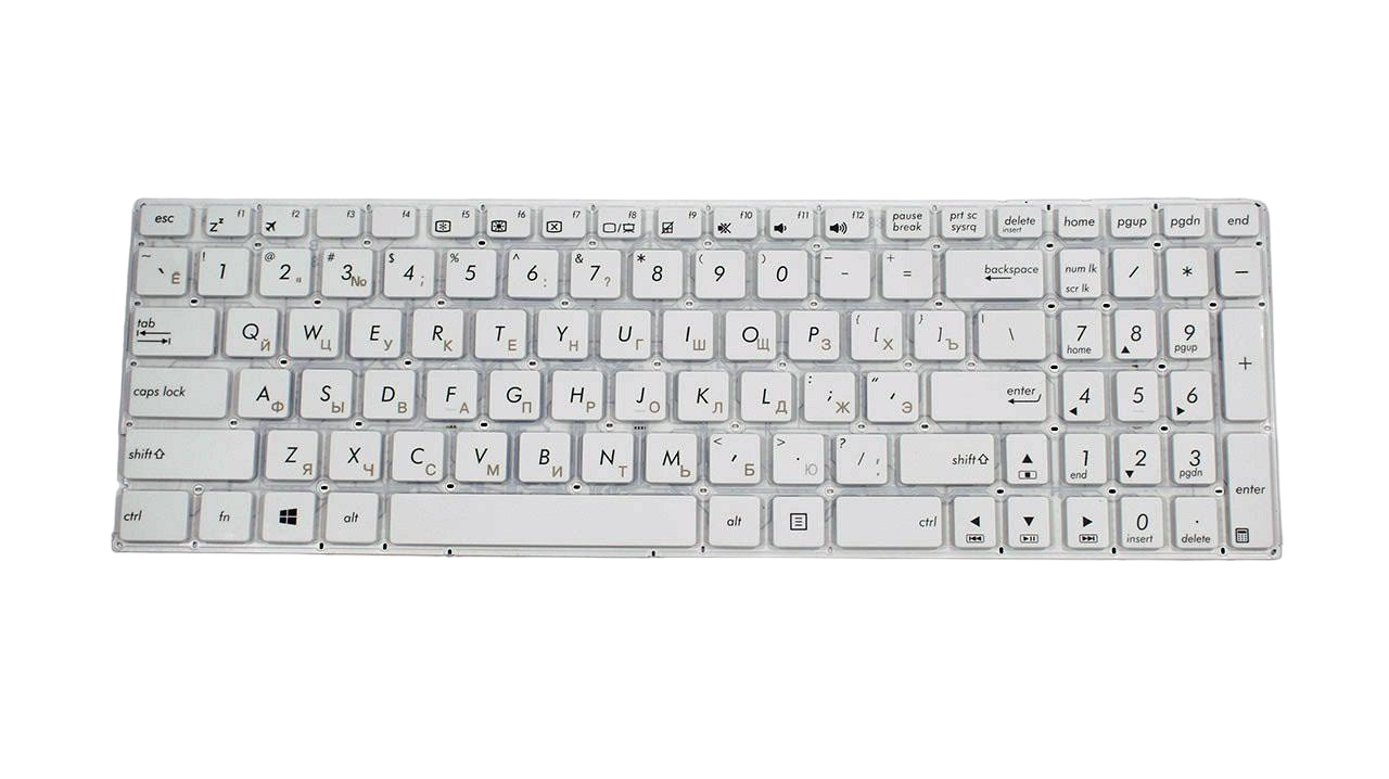Клавиатура для ноутбука Asus VM591 VM591UB матовая (0KNB0-610QRU00)