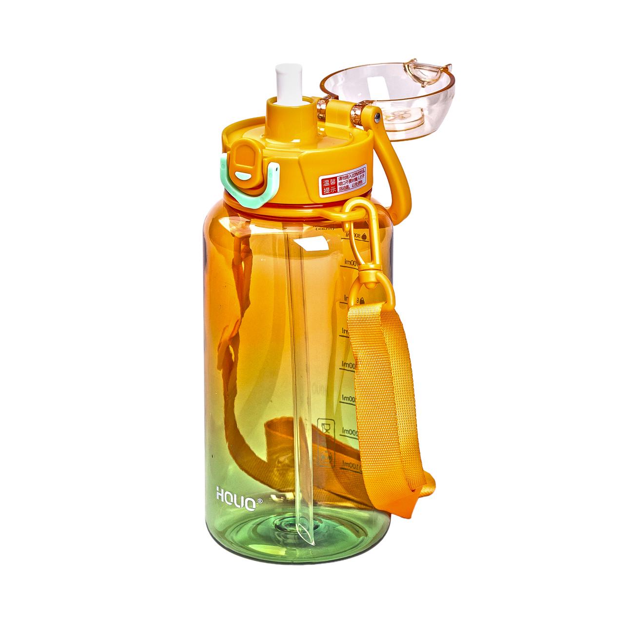 Пляшка для води з мундштуком 1 л Оранжевий (5500) - фото 7 Пляшка для води з мундштуком 1 л Оранжевий (5500) - фото 7