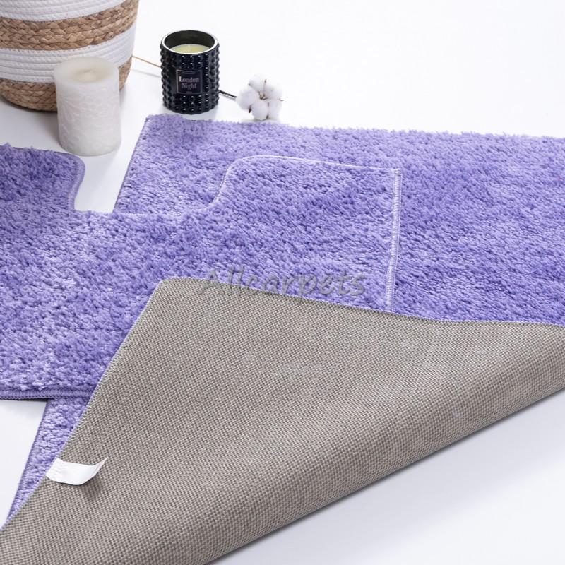 Комплект ковриков в ванную комнату Confetti Unimax 60х100/60х50 см Фиолетовый - фото 2 Комплект ковриков в ванную комнату Confetti Unimax 60х100/60х50 см Фиолетовый - фото 2