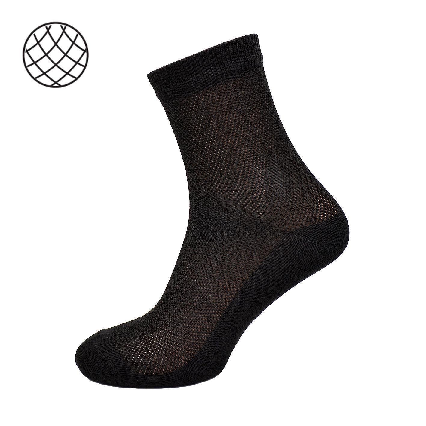 Шкарпетки чоловічі у сітку Мілес 1811 р. 31 Чорний - фото 2 Шкарпетки чоловічі у сітку Мілес 1811 р. 31 Чорний - фото 2