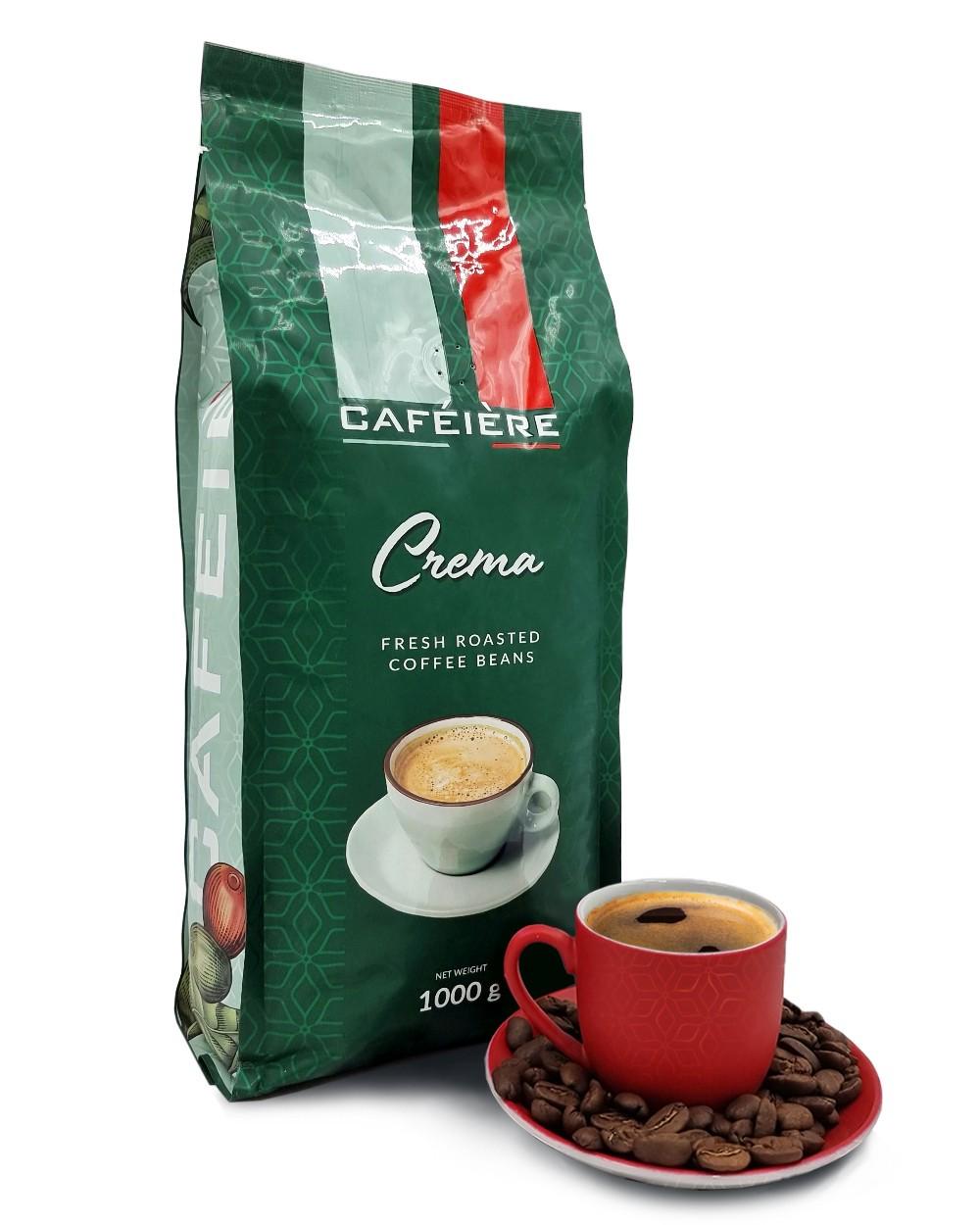 Кофе ТМ CAFEIERE CREMA в зернах 1 кг (1696757692) - фото 2 Кофе ТМ CAFEIERE CREMA в зернах 1 кг (1696757692) - фото 2