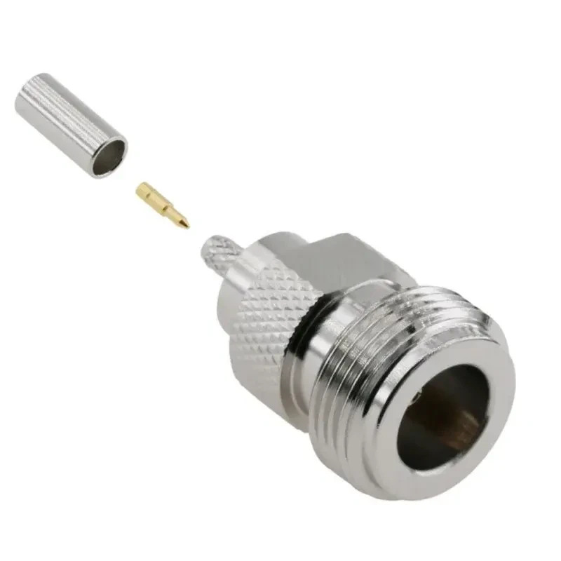 Конектор гніздо кутовий N Leno RF 3.04.0265 N Female для коаксіального кабелю LMR240 1 шт. (000049237) - фото 2 Конектор гніздо кутовий N Leno RF 3.04.0265 N Female для коаксіального кабелю LMR240 1 шт. (000049237) - фото 2