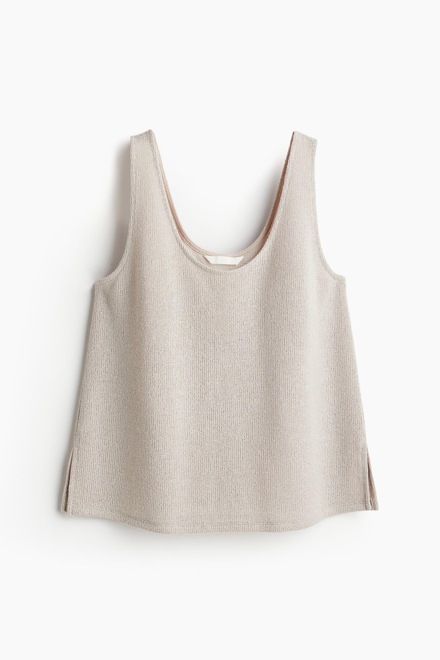 Топ H&M 1229307П S Бежевий