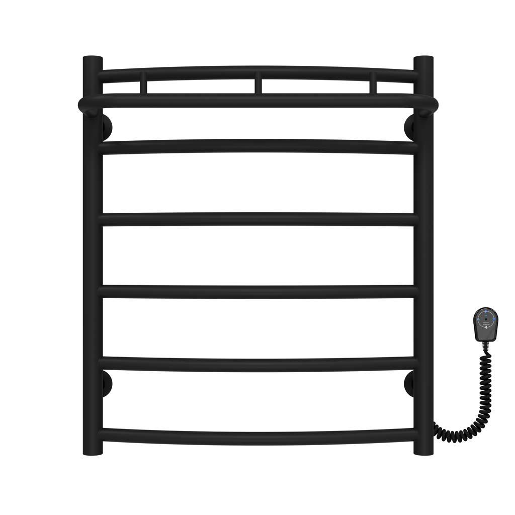 Рушникосушарка електрична Deffi Класік N П6 EF16 праве підключення нержавіюча сталь 500х600 мм Чорний (C.KN.60.50.6.E.B.R.5)