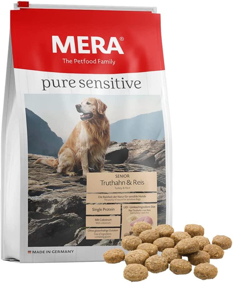 Корм сухий для літніх собак MERA Pure Sensitive Turkey&Rice Senior з індичкою та рисом 1 кг (1692454717)