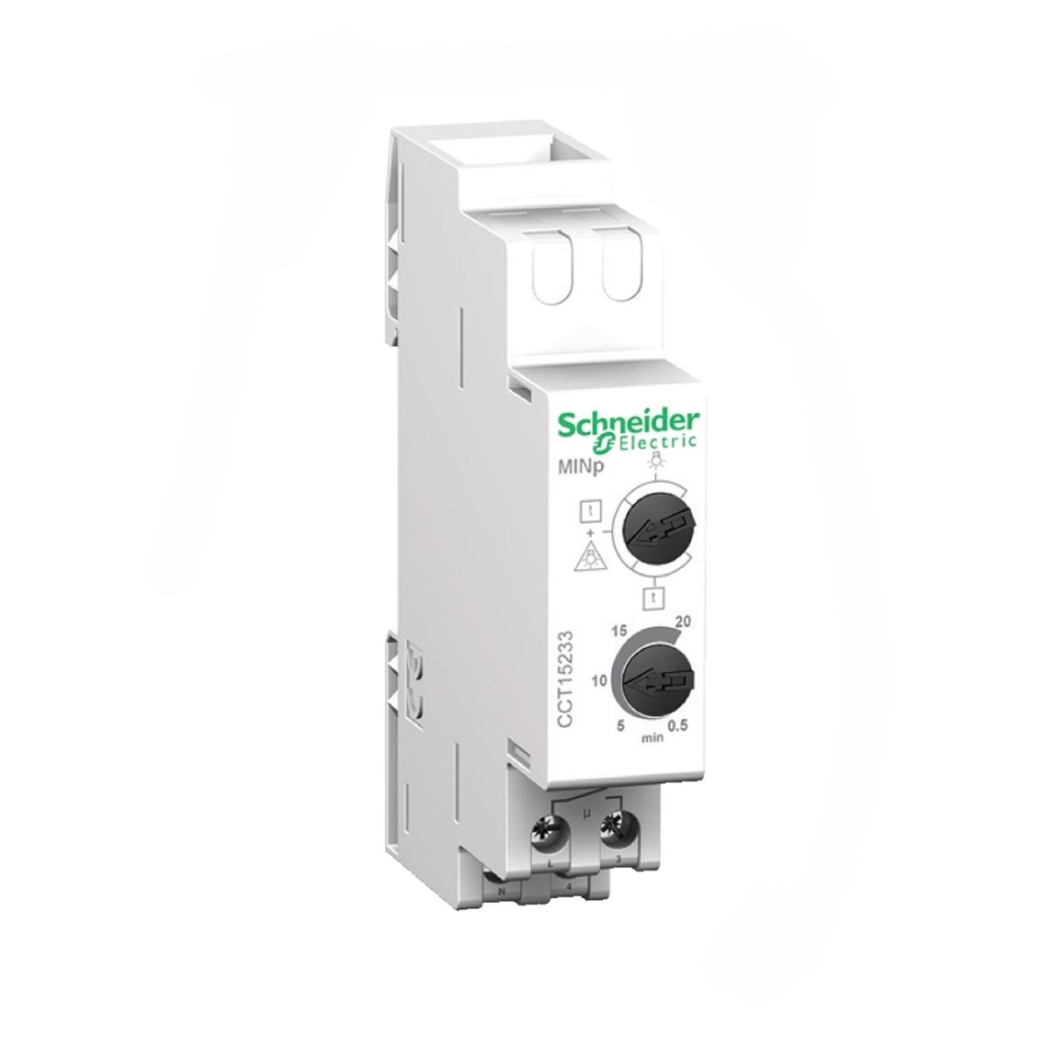 Реле времени Schneider Electric Acti9 MIN 16A 230V AC 0,5 сек - 20 мин задержка на выключение (CCT15233)