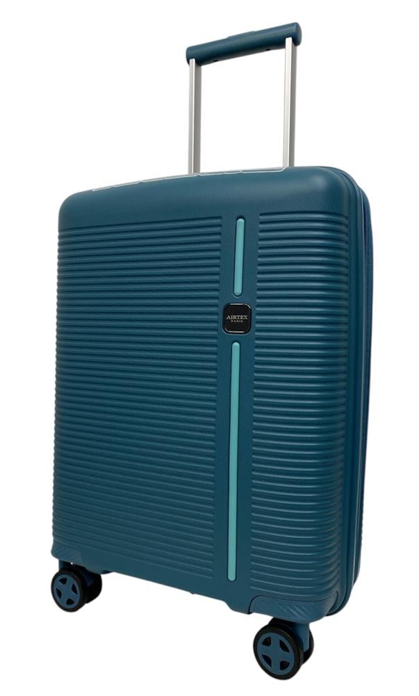 Валіза мала для ручної поклажі AIRTEX 252 поліпропілен S Морська хвиля - фото 1 Валіза мала для ручної поклажі AIRTEX 252 поліпропілен S Морська хвиля - фото 1