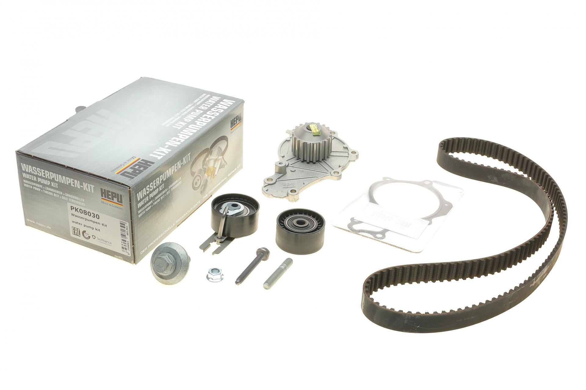 Комплект ГРМ и помпа Hepu Citroen Berlingo/Peugeot Partner 1.6HDI z 137 (PK08030)
