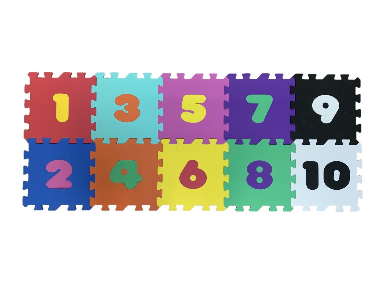 Коврик-пазл Классики EVA 10 м2 толщина 8-10 мм плотность 100 кг/м3 набор 30х30 см 14 шт.